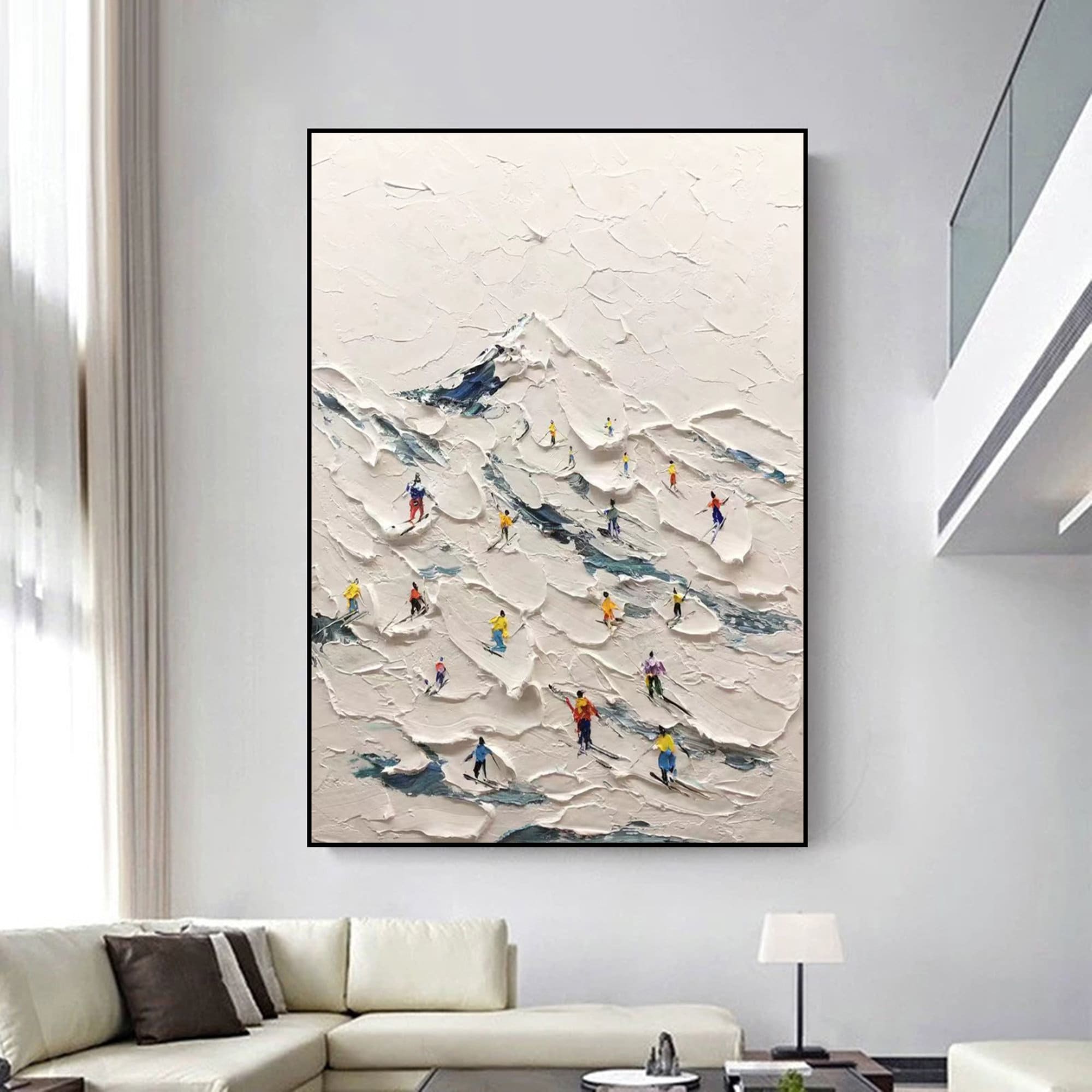 Skiing Painting #GW002