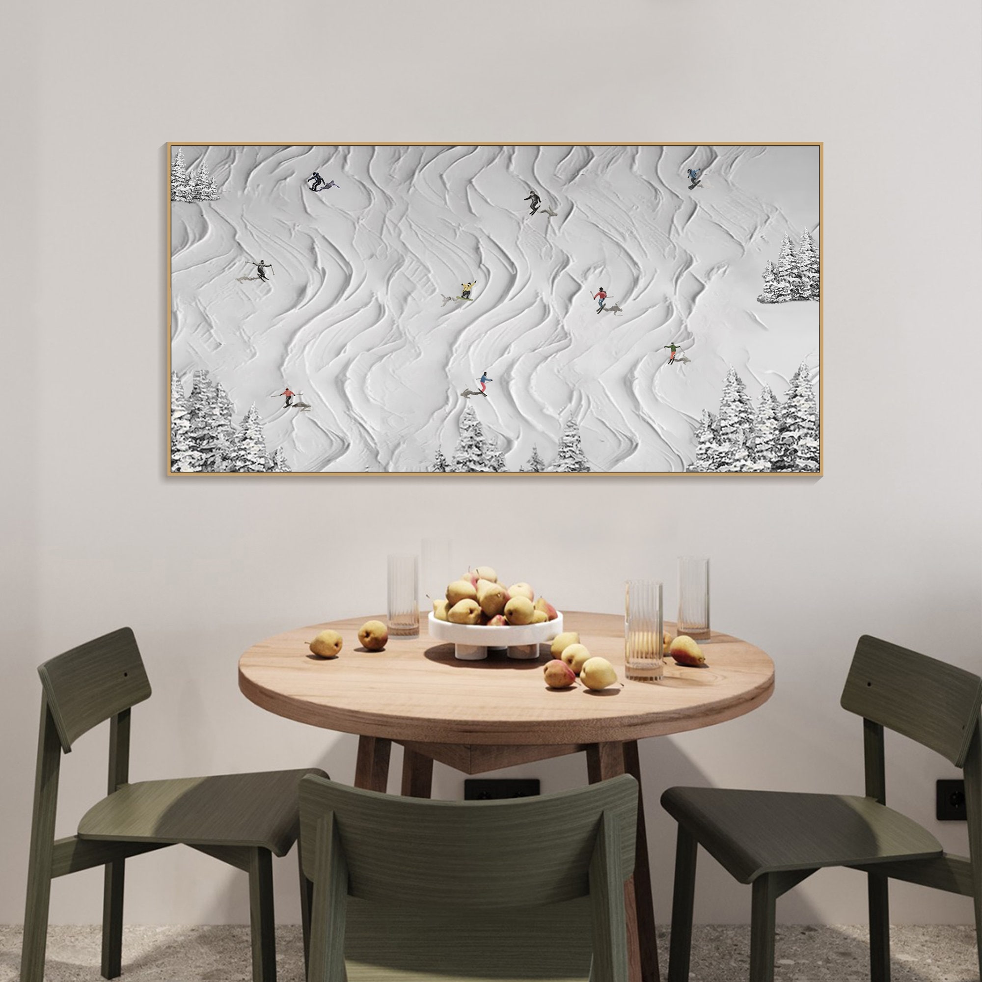 Skiing Painting #GW010