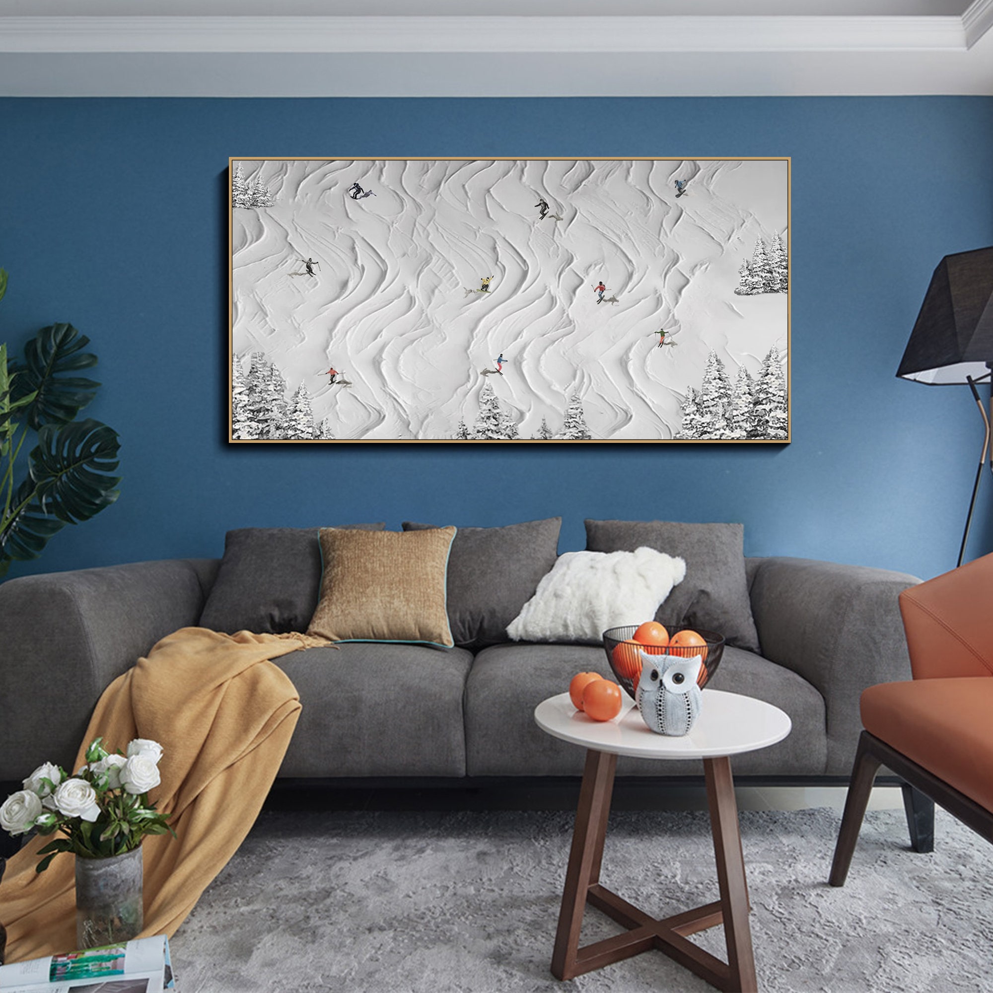 Skiing Painting #GW010