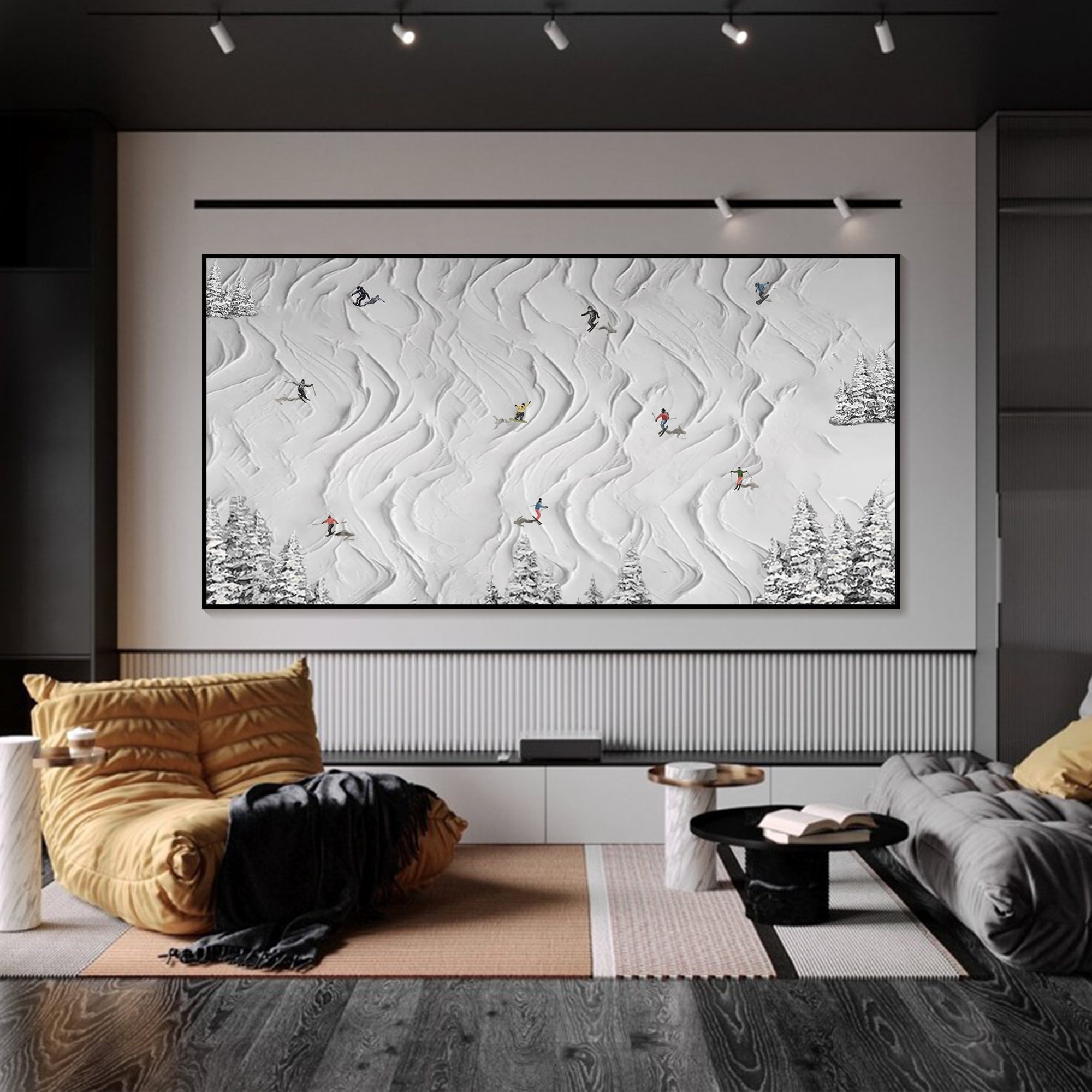 Skiing Painting #GW010