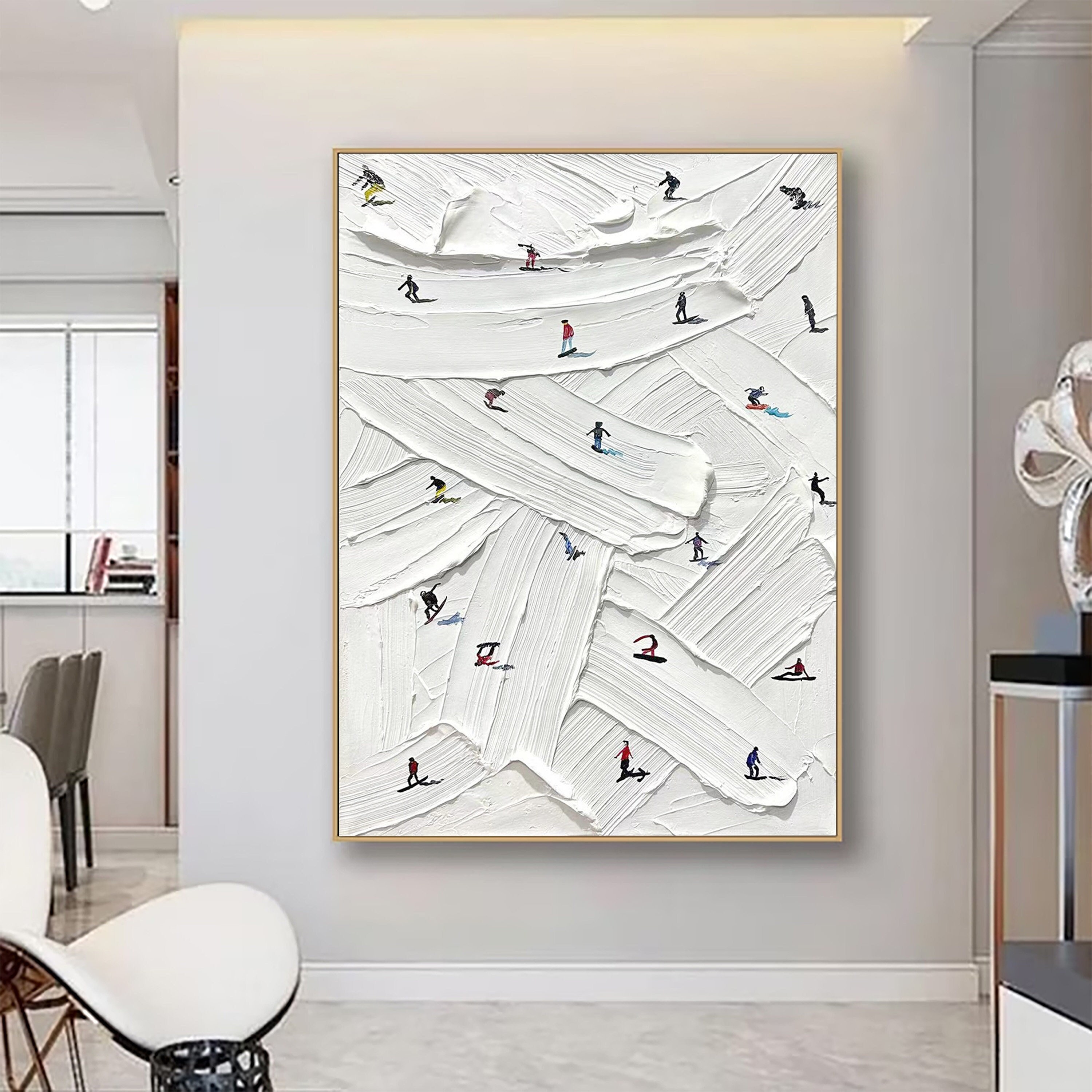 Skiing Painting #GW007