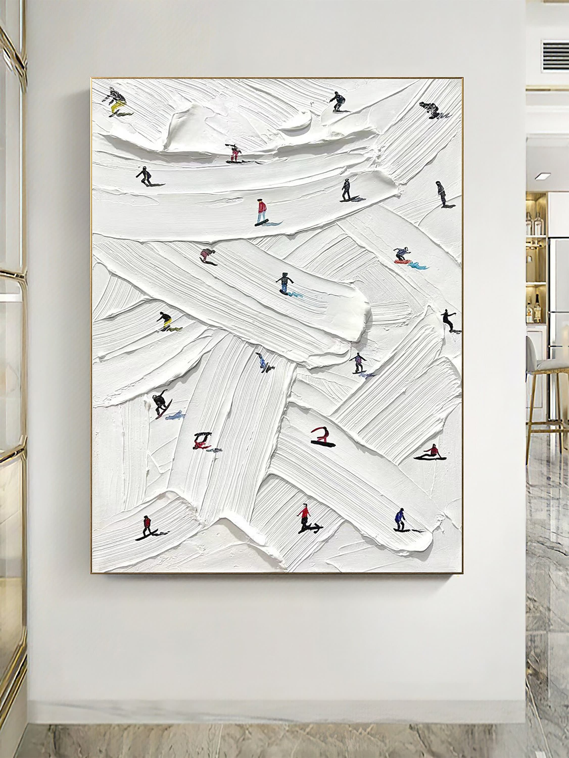 Skiing Painting #GW007