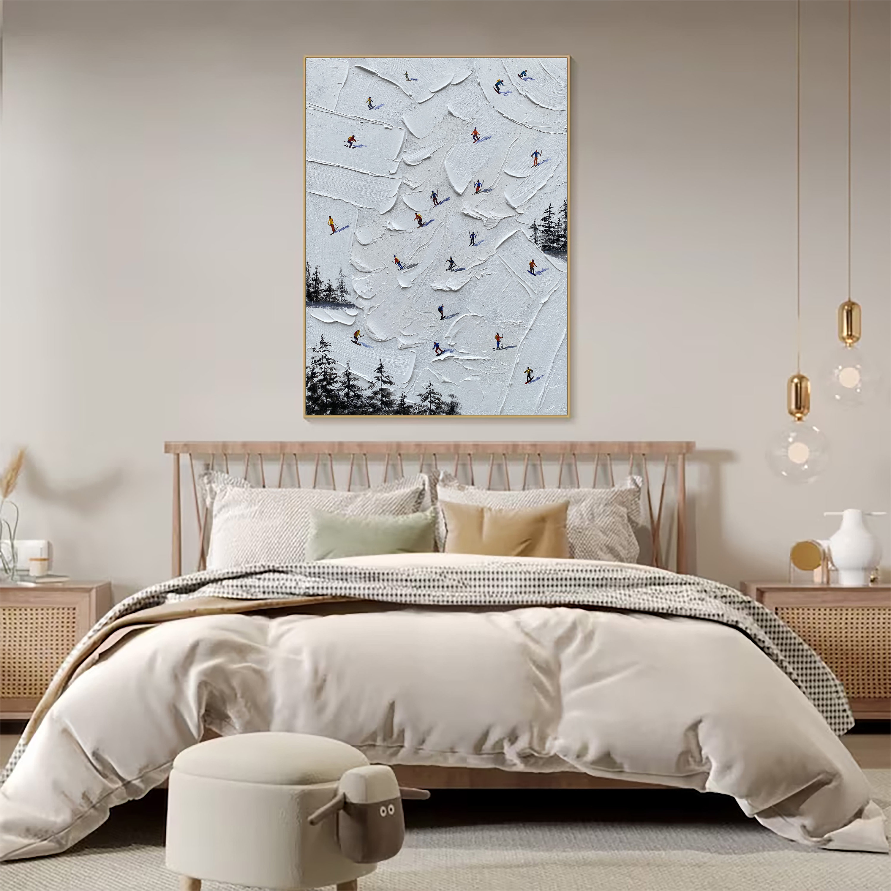 Skiing Painting #GW009