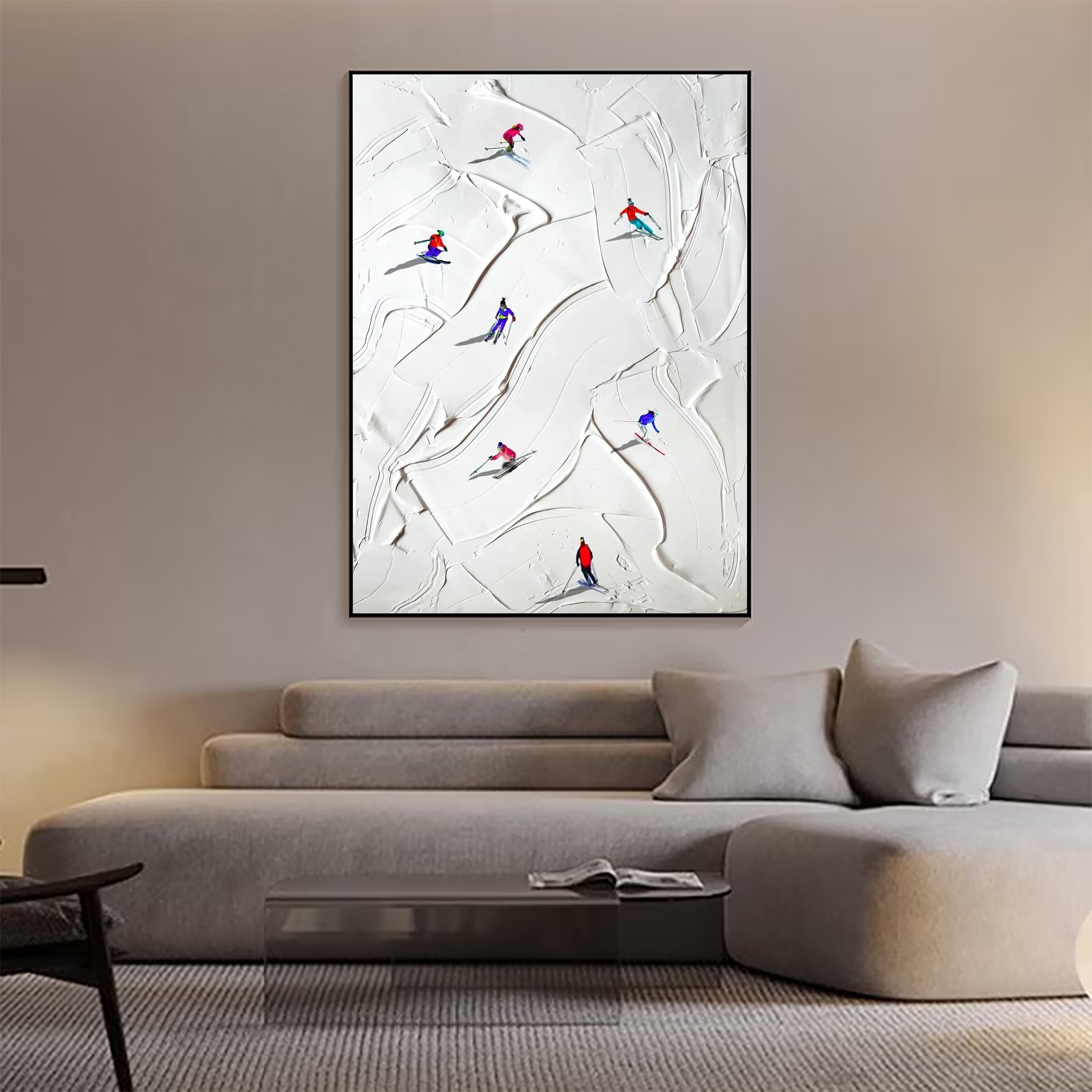 Skiing Painting #GW008