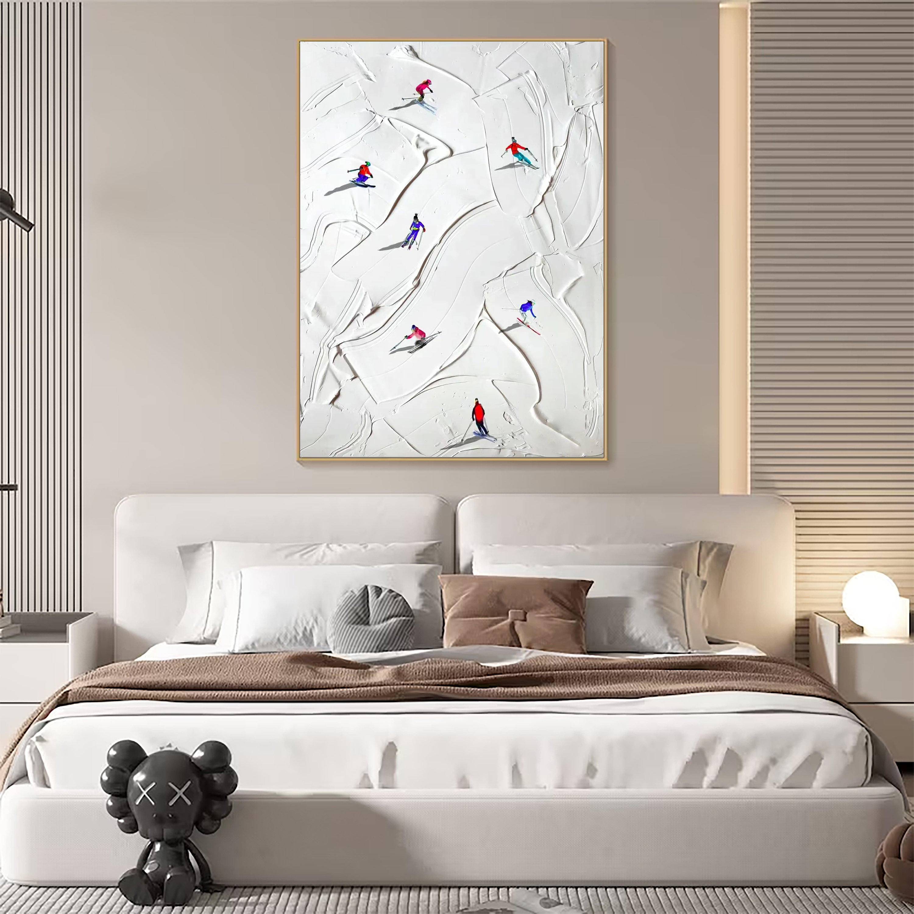 Skiing Painting #GW008