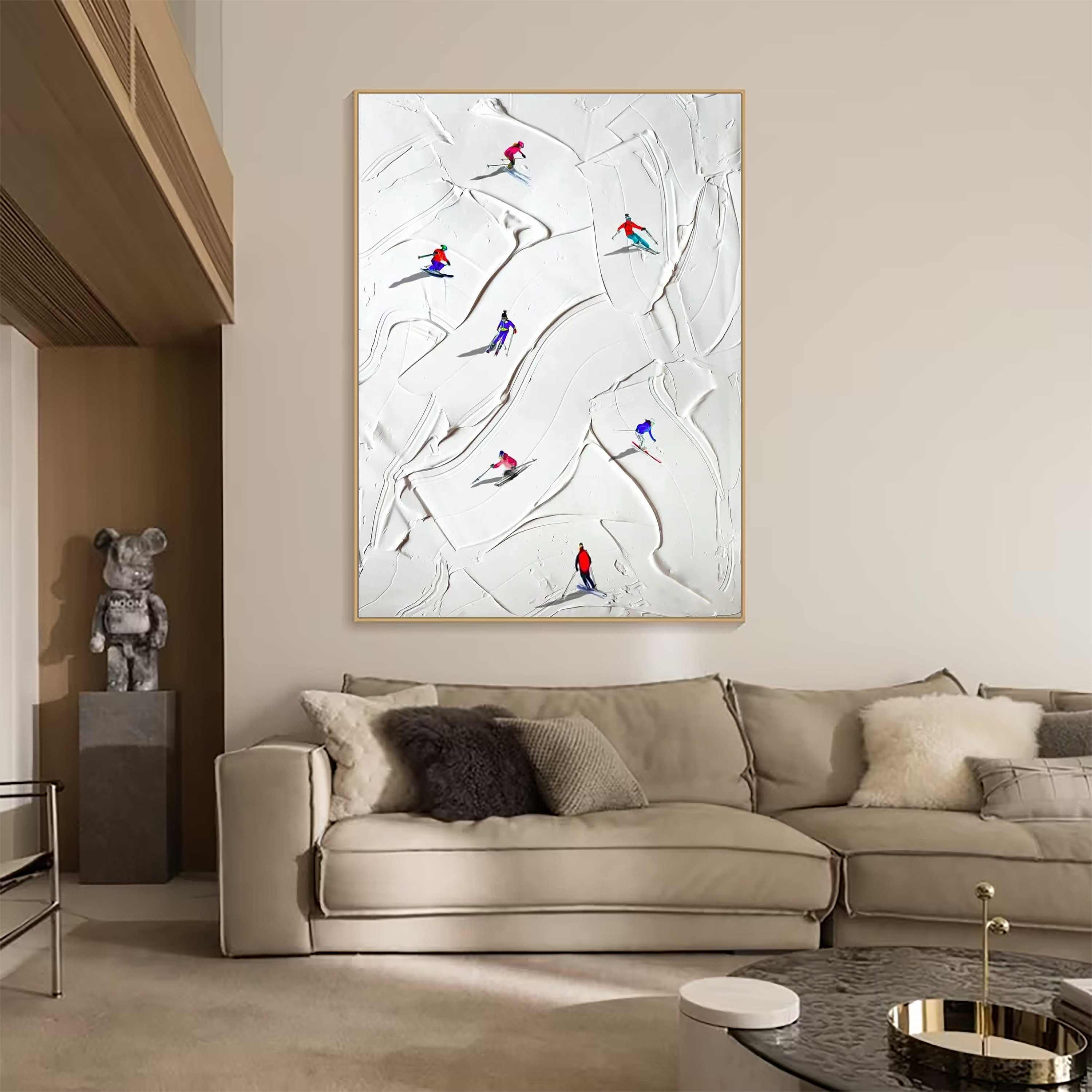 Skiing Painting #GW008