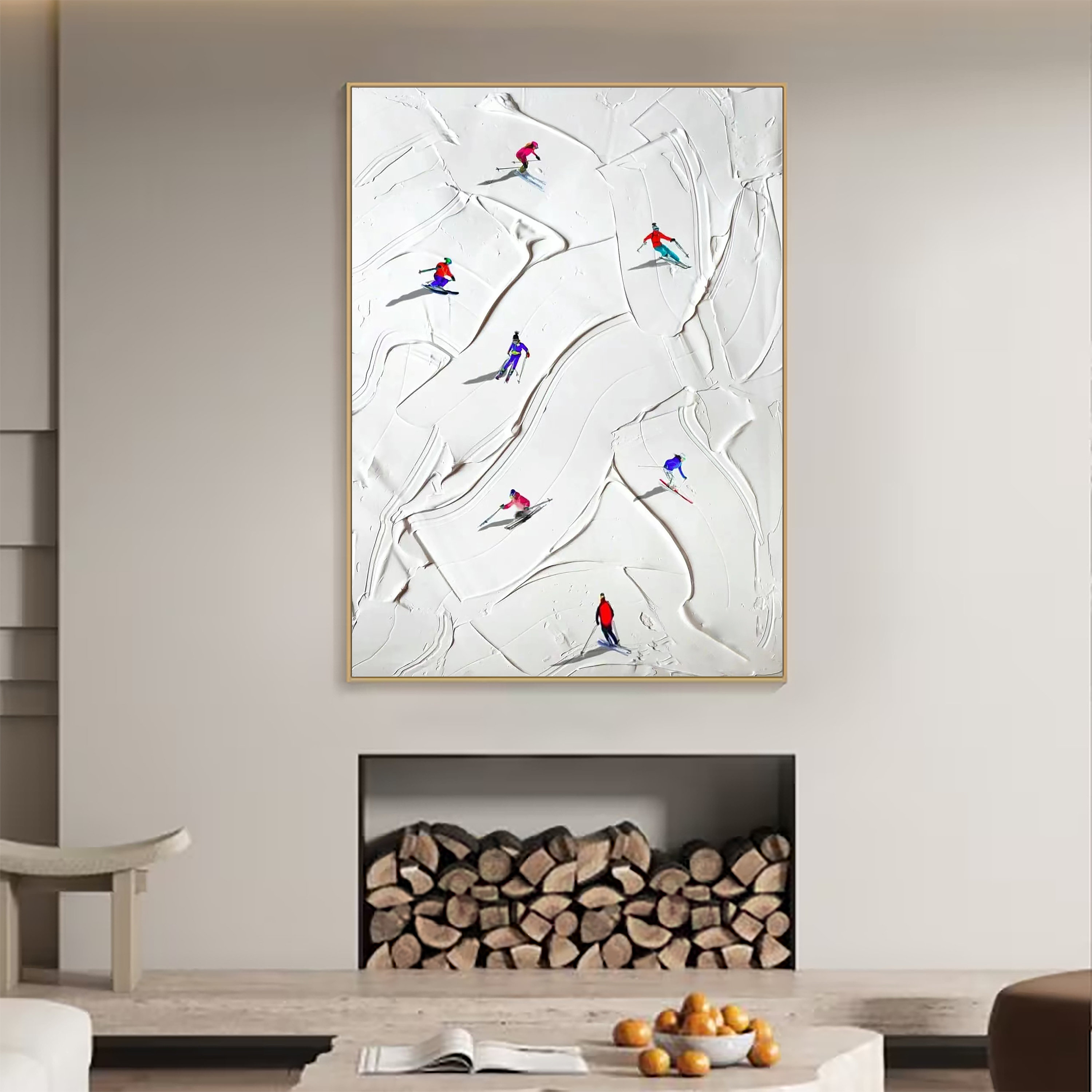 Skiing Painting #GW008