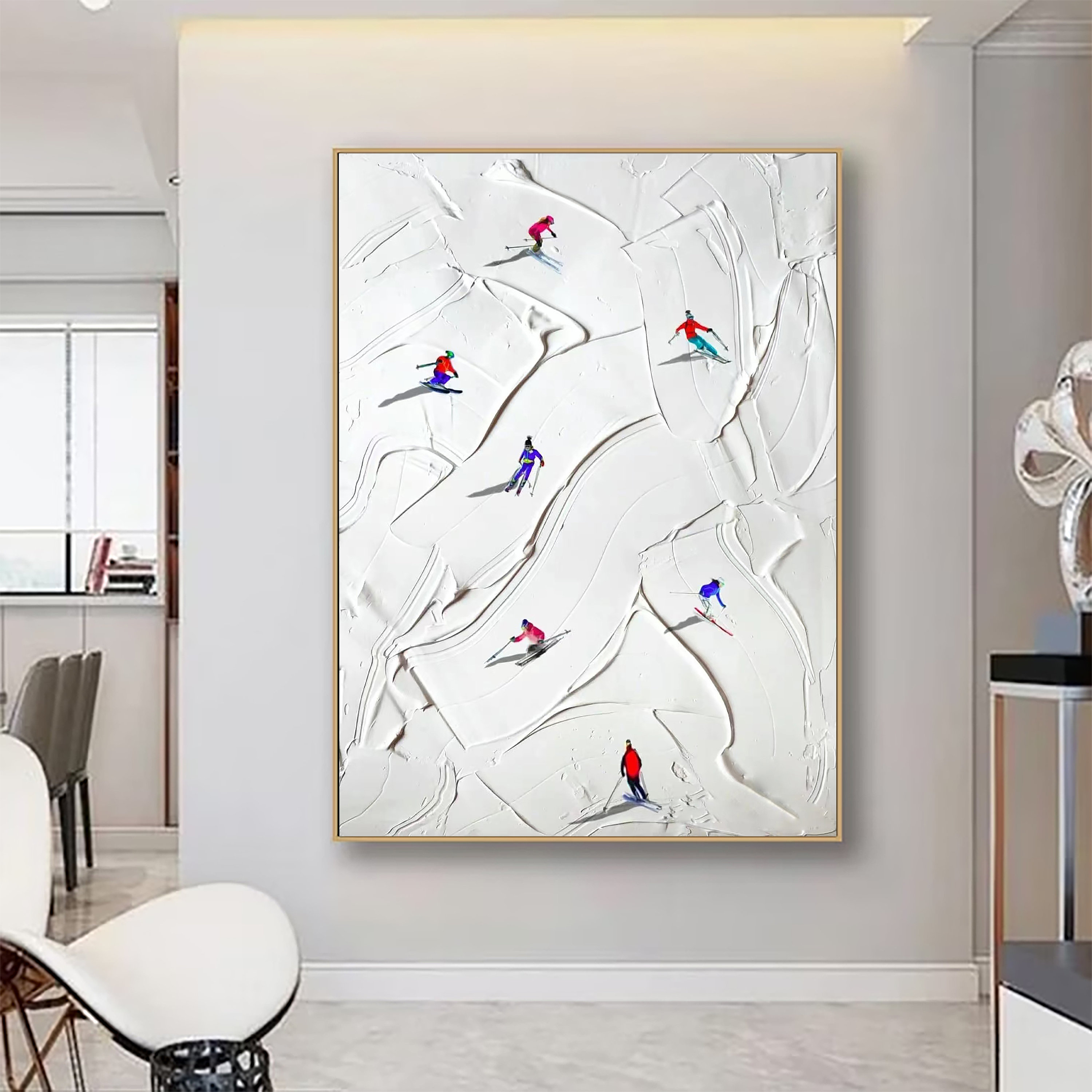 Skiing Painting #GW008