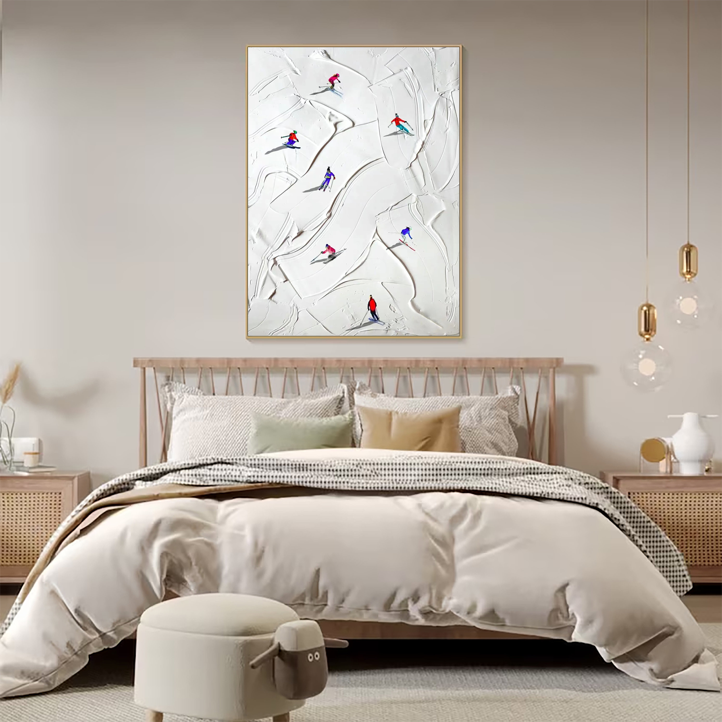 Skiing Painting #GW008