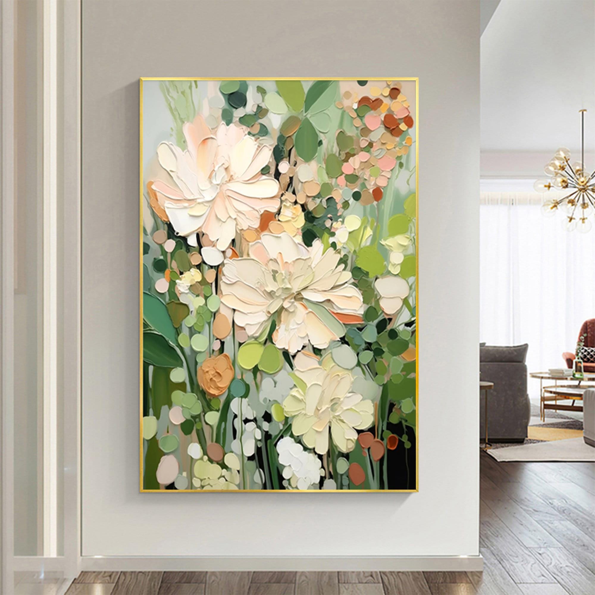 Blooming Garden Abstract Floral Canvas