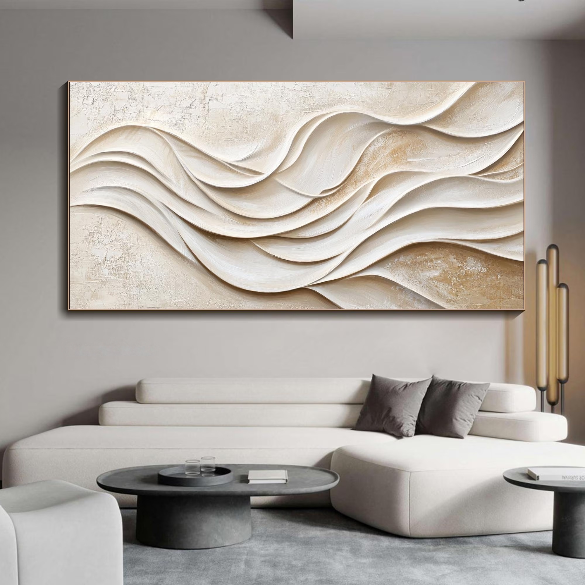 Held in Motion – Wabi-Sabi Textured Abstract Wall Art