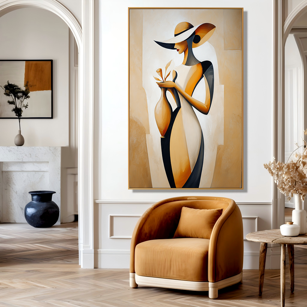 Elegance – Textured Abstract Oil Painting