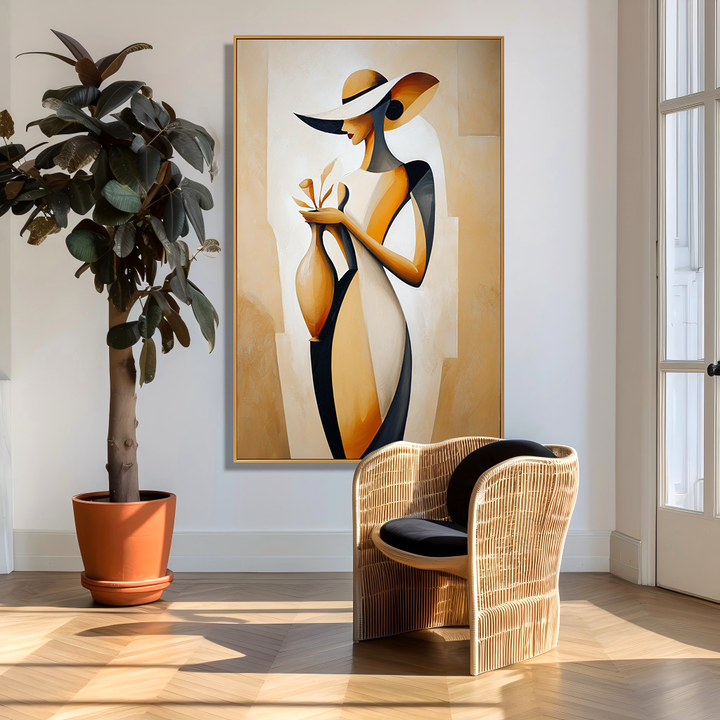 Elegance – Textured Abstract Oil Painting