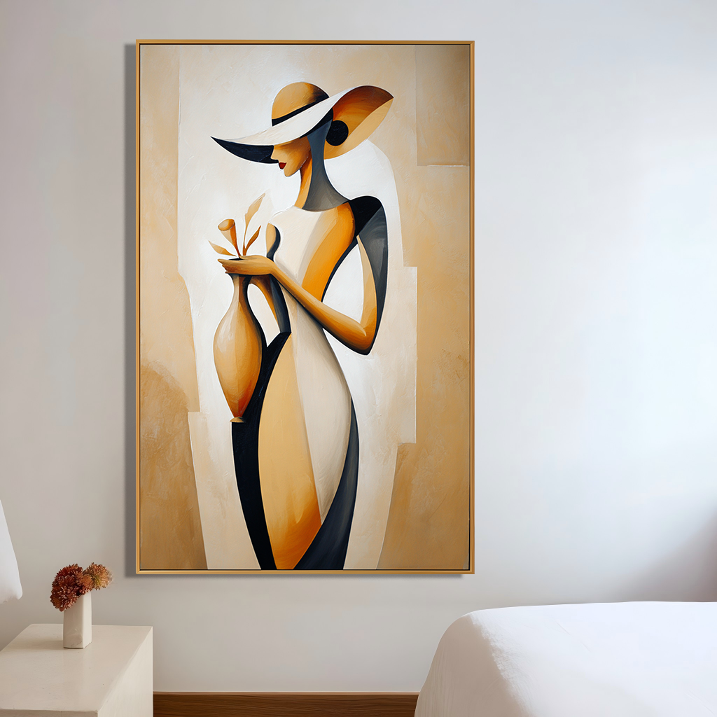 Elegance – Textured Abstract Oil Painting