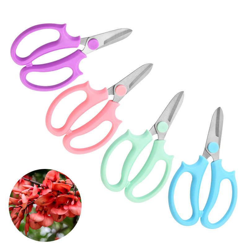 T TOVIA Professional Garden Scissors,Comfort Grip Handles for Trimming Plants & Fruit Picking - Premium Pruning Shears