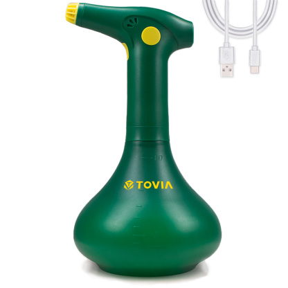 T TOVIA Plant Mister Spray Bottle for Indoor/Outdoor Plants, 1L Electric Garden Sprayer with Adjustable Nozzle, Battery Powered Sprayer for Cleaning, Gardening & Fertilizing-T TOVIA Offical Online Store