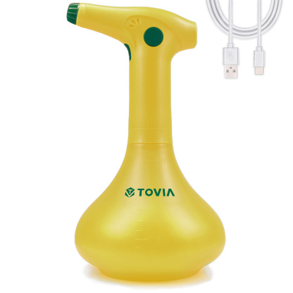 T TOVIA Plant Mister Spray Bottle for Indoor/Outdoor Plants, 1L Electric Garden Sprayer with Adjustable Nozzle, Battery Powered Sprayer for Cleaning, Gardening & Fertilizing-T TOVIA Offical Online Store