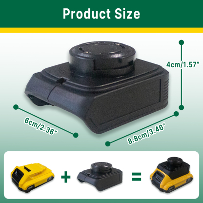 T TOVIA Battery Convert Adapter for Dewalt 20V LXT Li-Lon Battery to Li-Lon Battery 16.8V, 21V and 25V Electric Pruning Shears and Mini Chainsaw-T TOVIA Offical Online Store