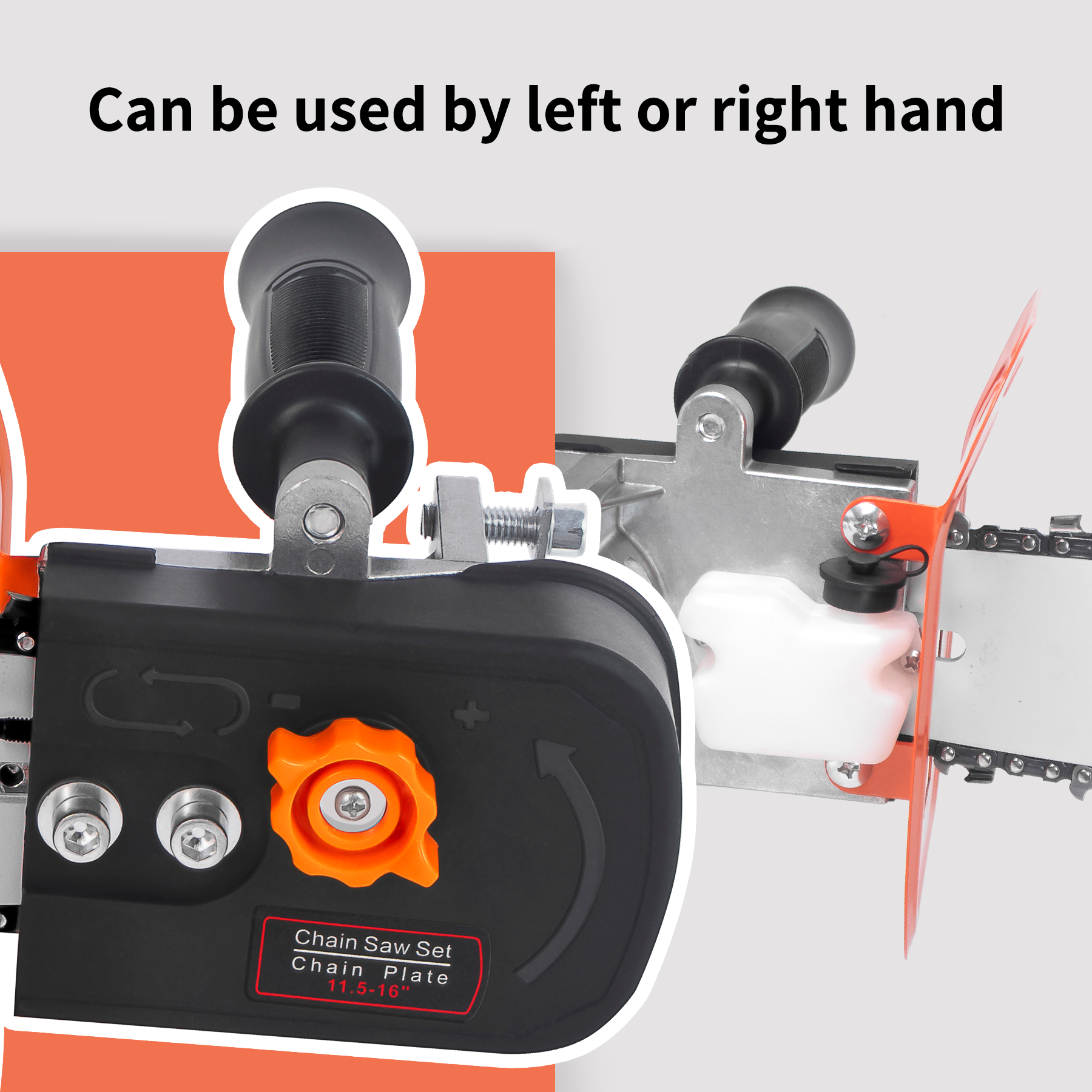 T TOVIA 12 Inch Chainsaw Attachment for Angle Grinder, Electric Chain Saw Converter Accessories for Wood Cutting Applicable Angle Grinder 5/8”-11 Thread