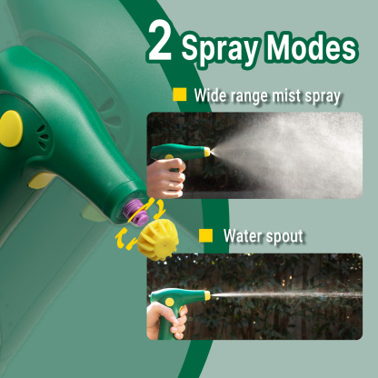 T TOVIA Plant Mister Spray Bottle for Indoor/Outdoor Plants, 1L Electric Garden Sprayer with Adjustable Nozzle, Battery Powered Sprayer for Cleaning, Gardening & Fertilizing-T TOVIA Offical Online Store