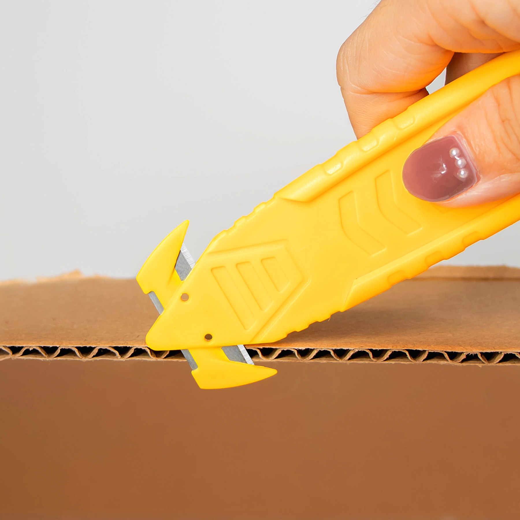 T TOVIA Safety Utility Cutter and Package Opener with Recessed Concealed Stainless Steel Blade for Household, Workshop & Warehouse-T TOVIA Offical Online Store