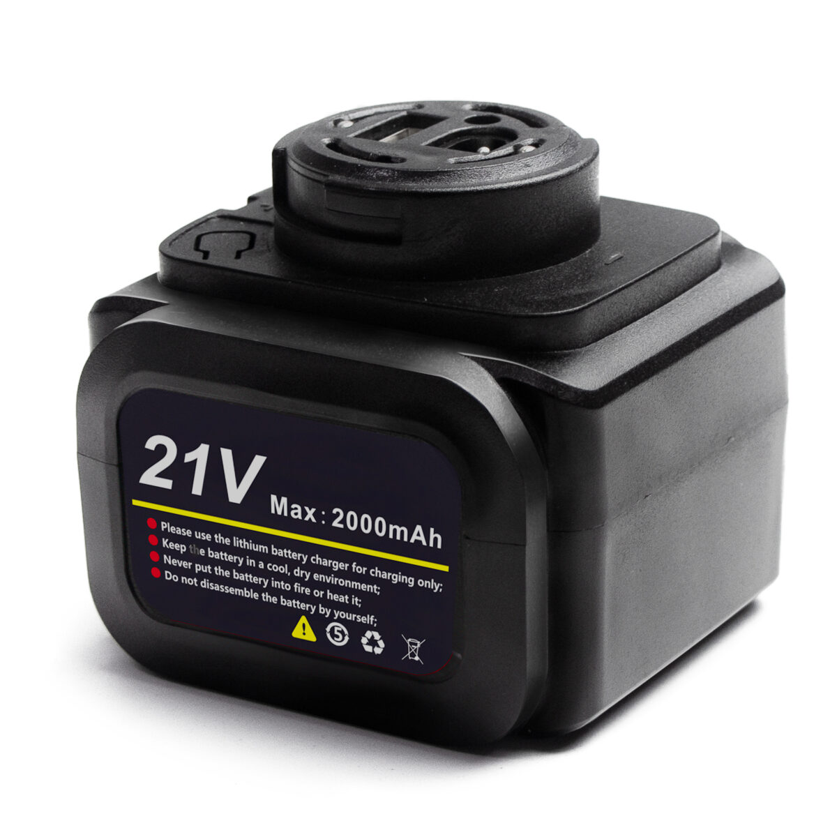 T TOVIA 21V-2.0Ah Li-Ion Battery Large Capacity Discharge Rechargeable Battery for Cordless Electric Tools Leaf Blower Electric Hedge Trimmer Applicable Model GPS51-B2130, GPS52-B2132-T TOVIA Offical Online Store