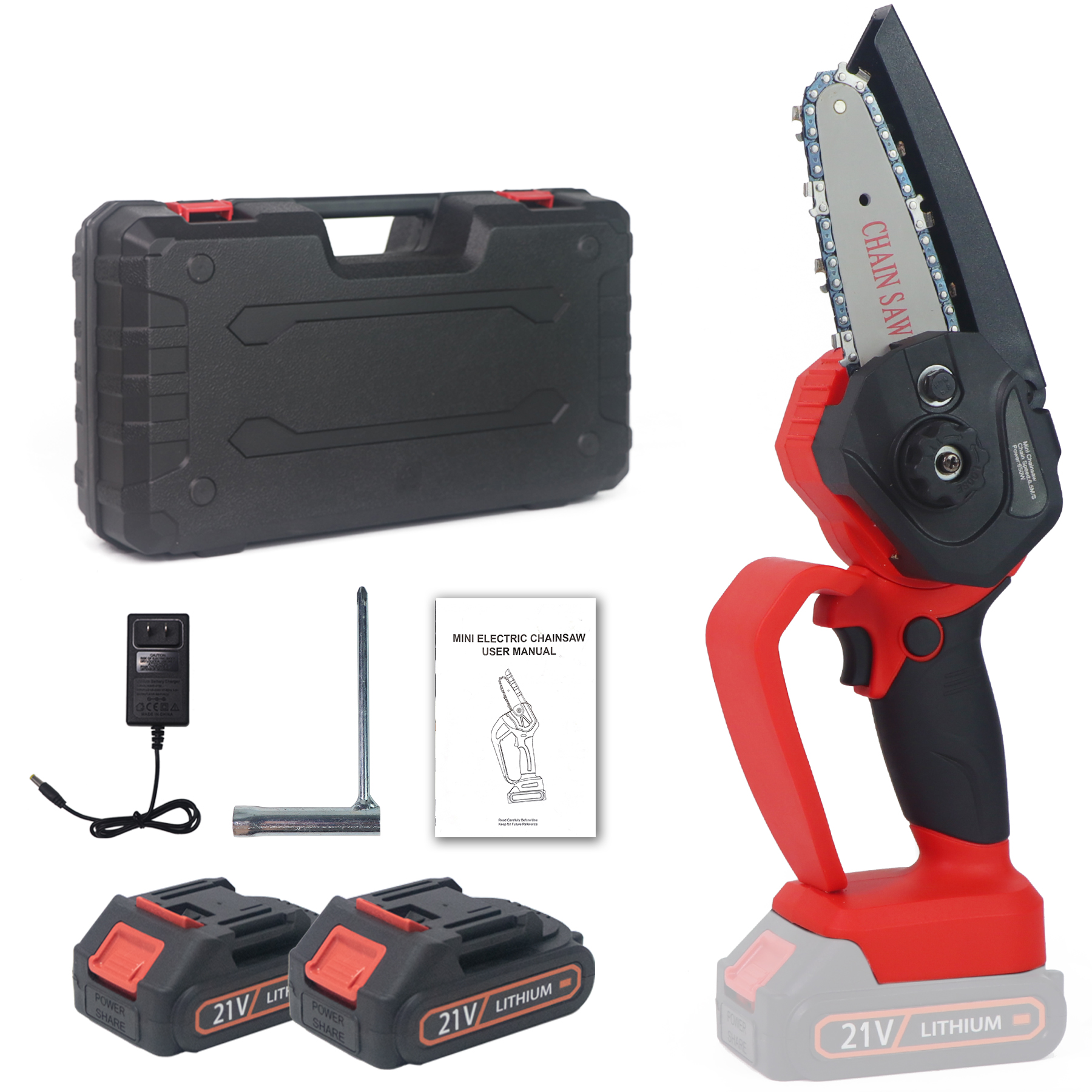 T TOVIA Cordless Power Chainsaw for Makita 18V Battery(Battery NOT Included), 4 Inch Hand-held Mini Pruning Saw for Wood Cutting, Tree Trimming, Camping-T TOVIA Offical Online Store