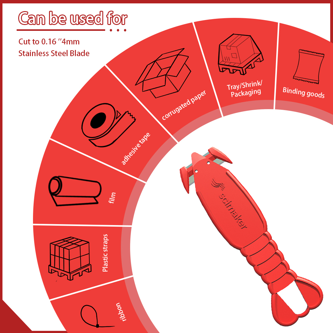 Scimaker LOBSTER Safety Box Cutter 12pcs Kit