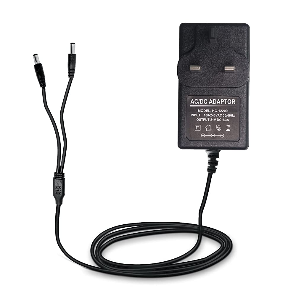 T TOVIA Battery Charger AC/DC Power Adapter for GPS51 21V Cordless Electric Pruning Shears, Applicable Model GPS51-B2130