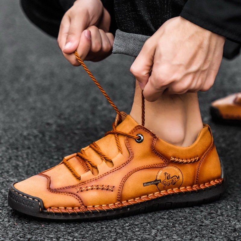🔥Last Day Promotion 70% OFF 🎁 Men's Good Arch Support & Non-slip Outdoor Breathable Walking Shoes - loafer007
