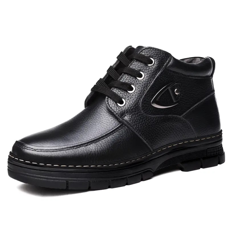 🔥On This Week Sale 70% OFF🔥 Men's Winter Warm Fleece-Lined Slip-On Walking Shoes - Non-Slip, Thick Sole for Comfort, Casual Style in Solid Colors  - W015