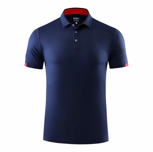 Quick Drying Short Sleeved Polo Shirt Golf Company Group Brand Breathable Fitness Lapel Sports Short Sleeved 8-Color Large