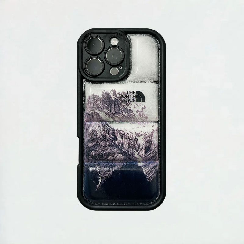 Snow Mountain NF Puffer iPhone Case Black-CLK251811