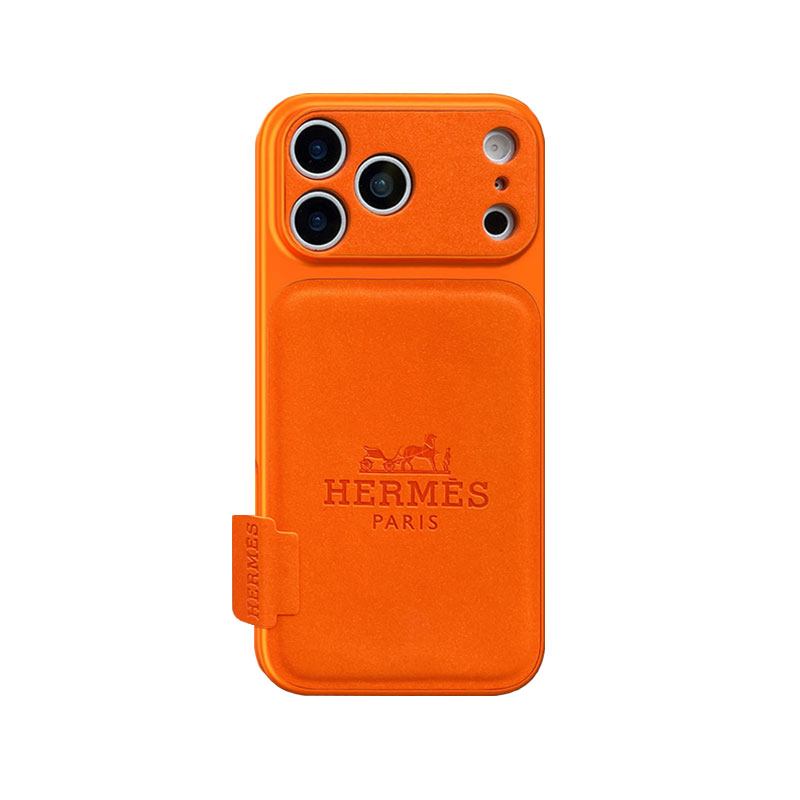 Premium H iPhone Case Orange For iPhone 17/16/15/14-VEH022