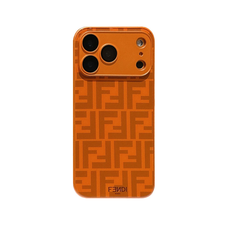 Glossy FD iPhone Case Orange For iPhone 17/16/15/14/13-VEFD027