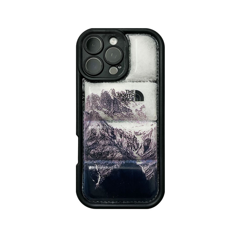 Snow Mountain NF Puffer iPhone Case Black-CLK251811