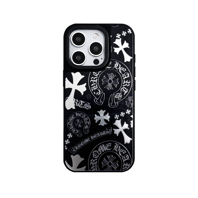 Cross Logo Phone Case For iPhone Black-SZJ251615