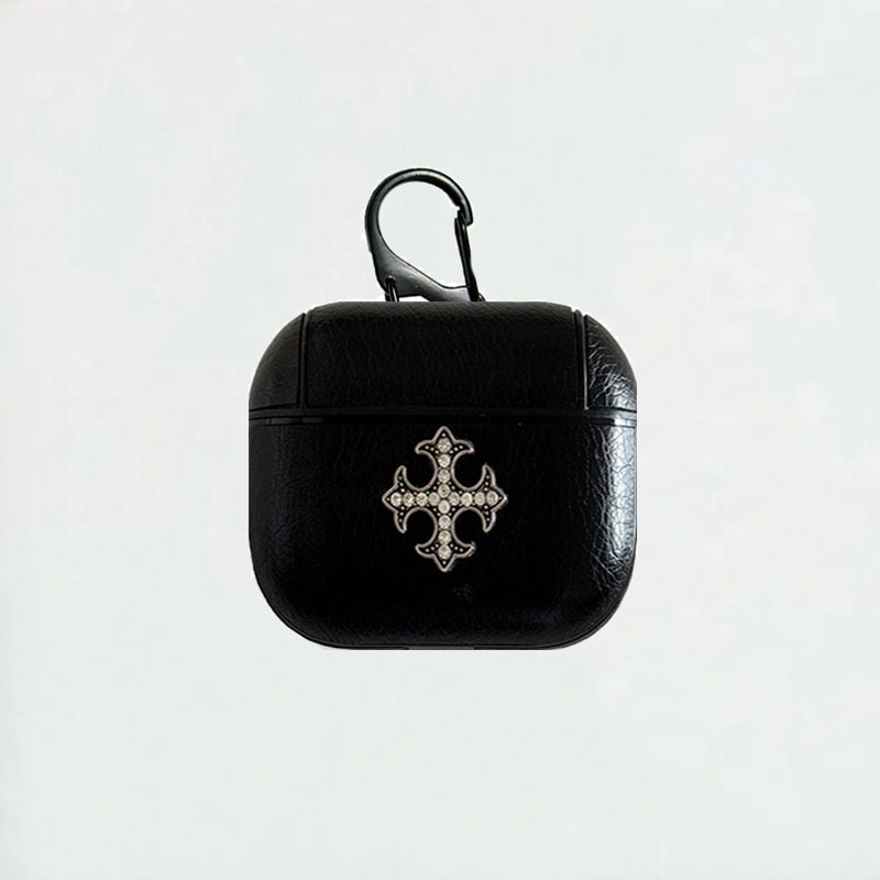 Leather CHS  AirPods 3rd Generation Cases Black-DZS251302