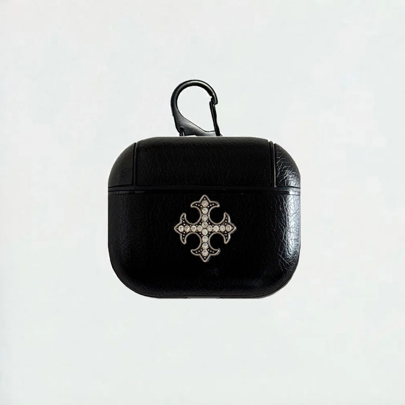 Leather CHS  AirPods Pro Cases Black-DZS251302