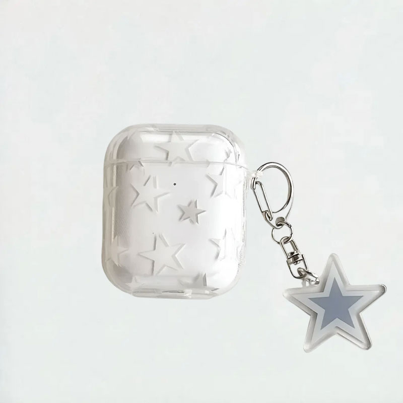 Clear Star AirPods Case