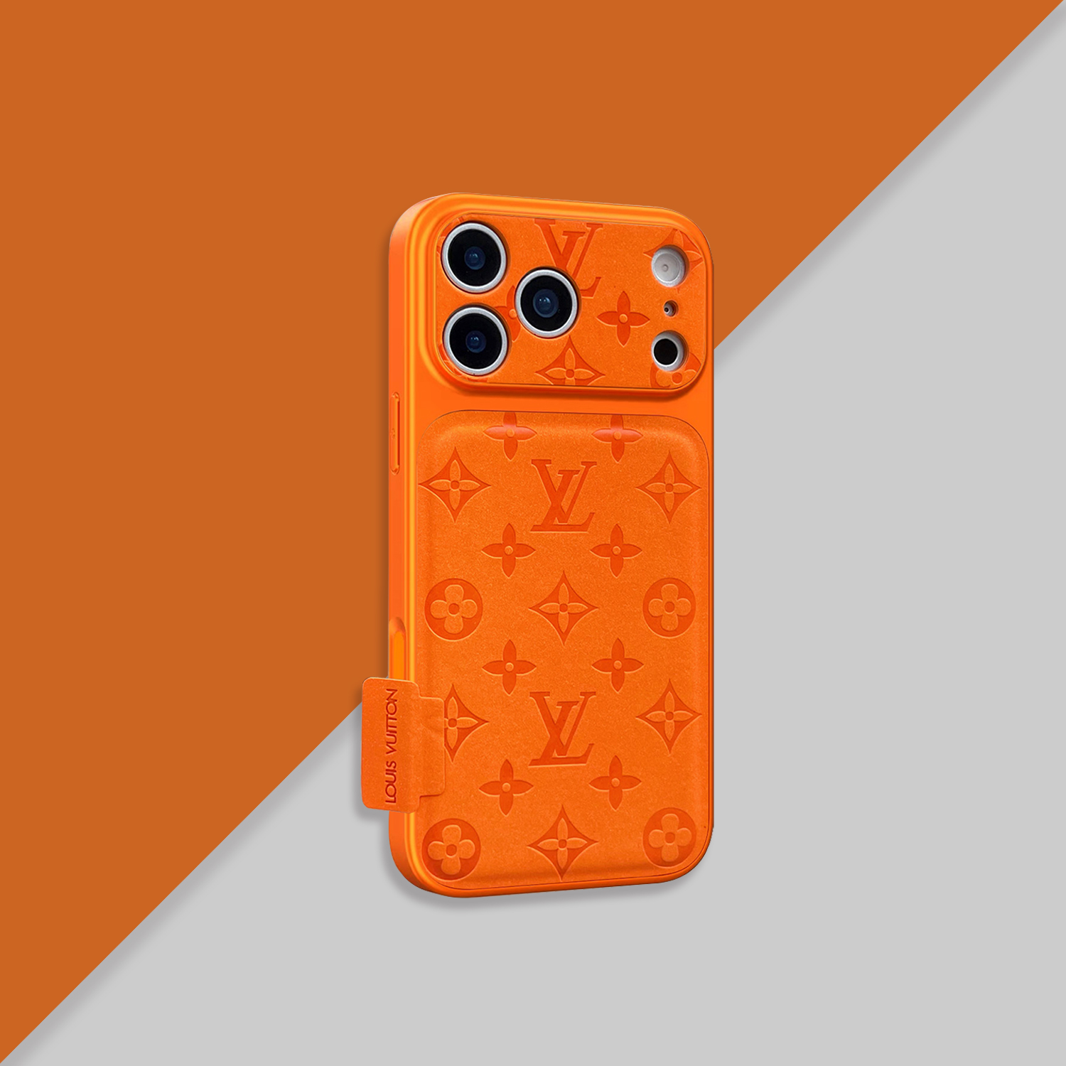 Classic Monogram iPhone Case Orange For iPhone 17/16/15/14-VEMO020