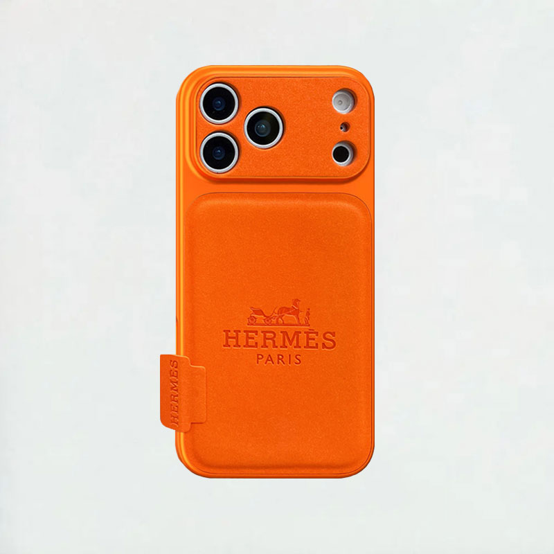Premium H iPhone Case Orange For iPhone 17/16/15/14-VEH022