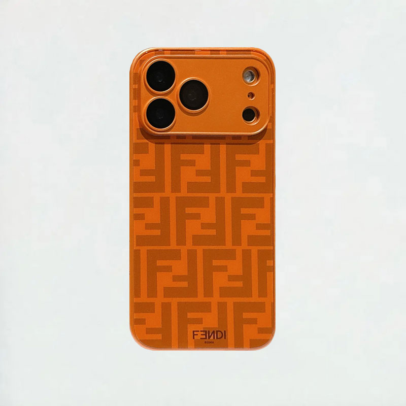 Glossy FD iPhone Case Orange For iPhone 17/16/15/14/13-VEFD027