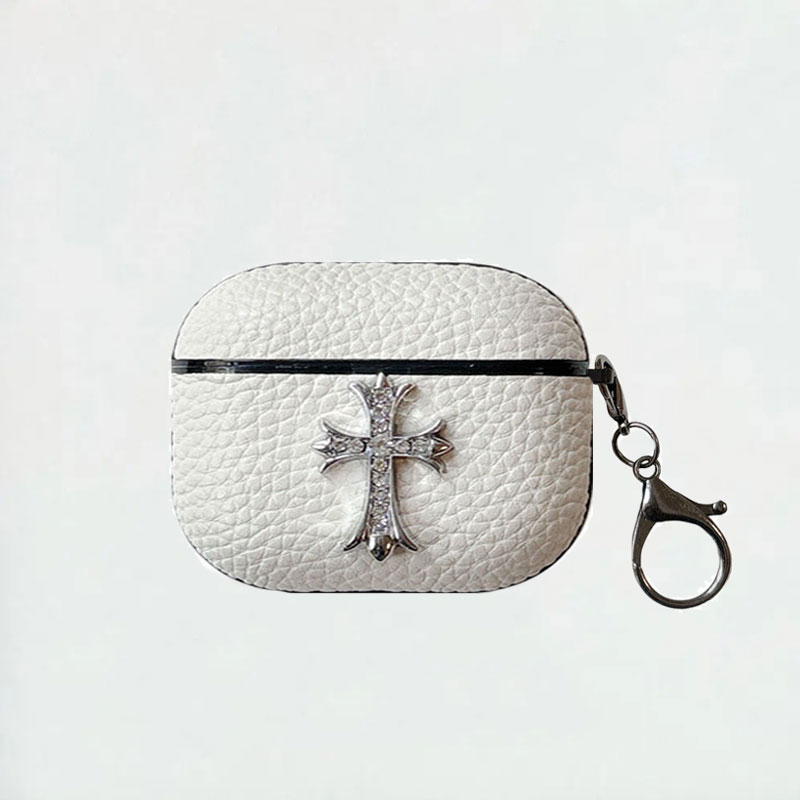 Leather CHS  AirPods Pro Cases White-HXJ251607