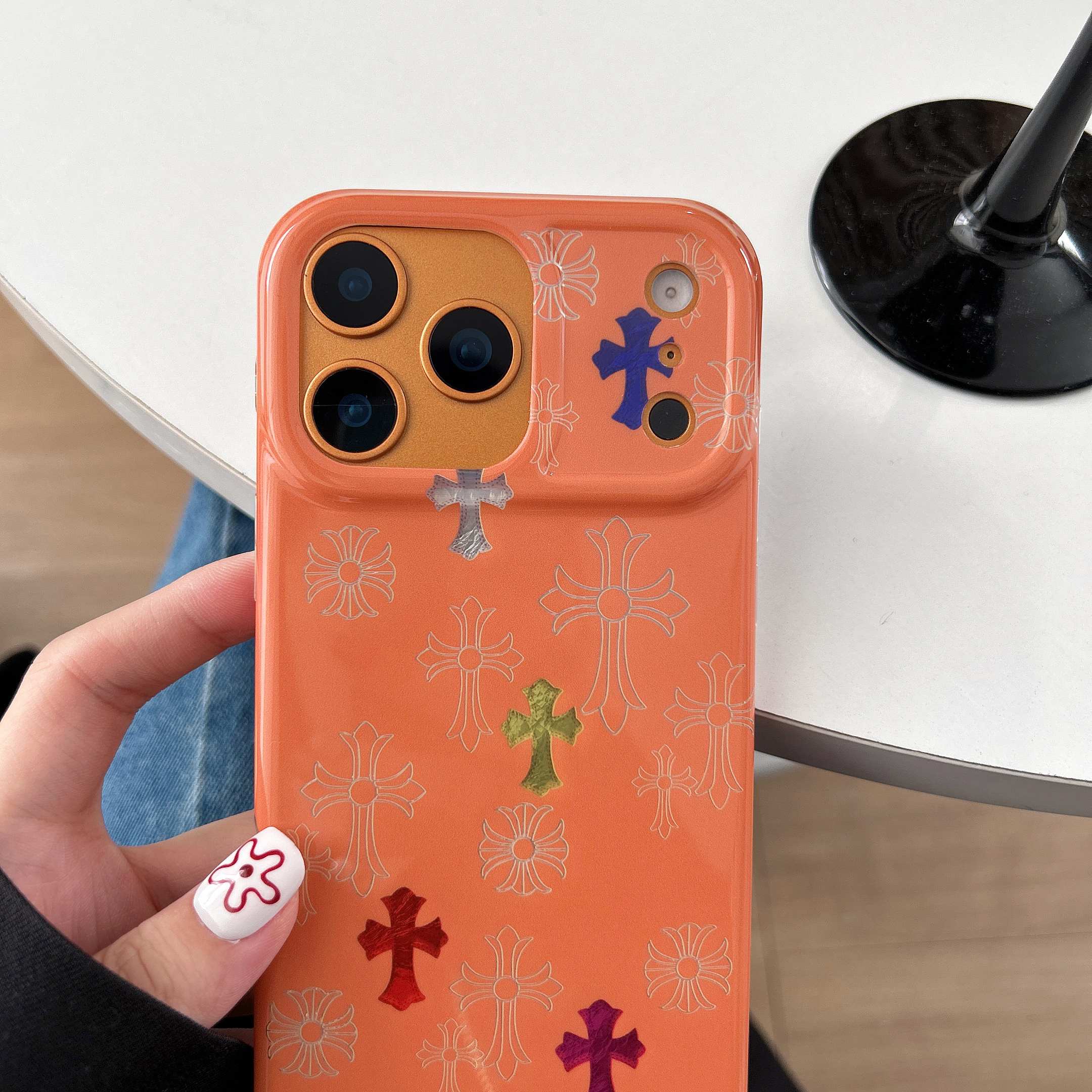 Colorful CHS iPhone Case Orange For iPhone 17/16/15/14-VECHS009