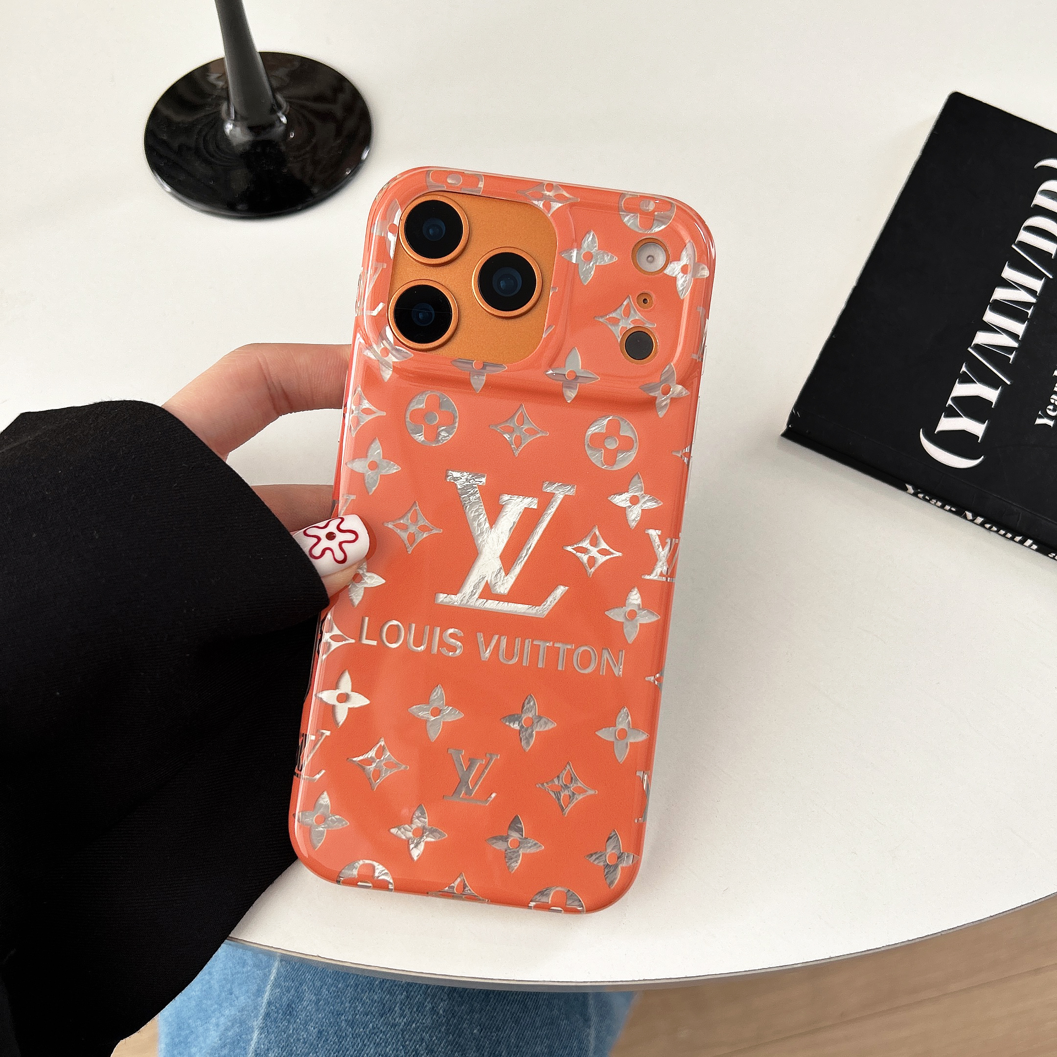 Luxury  Monogram iPhone Case Big Printing For iPhone 17/16/15/14-VELV003