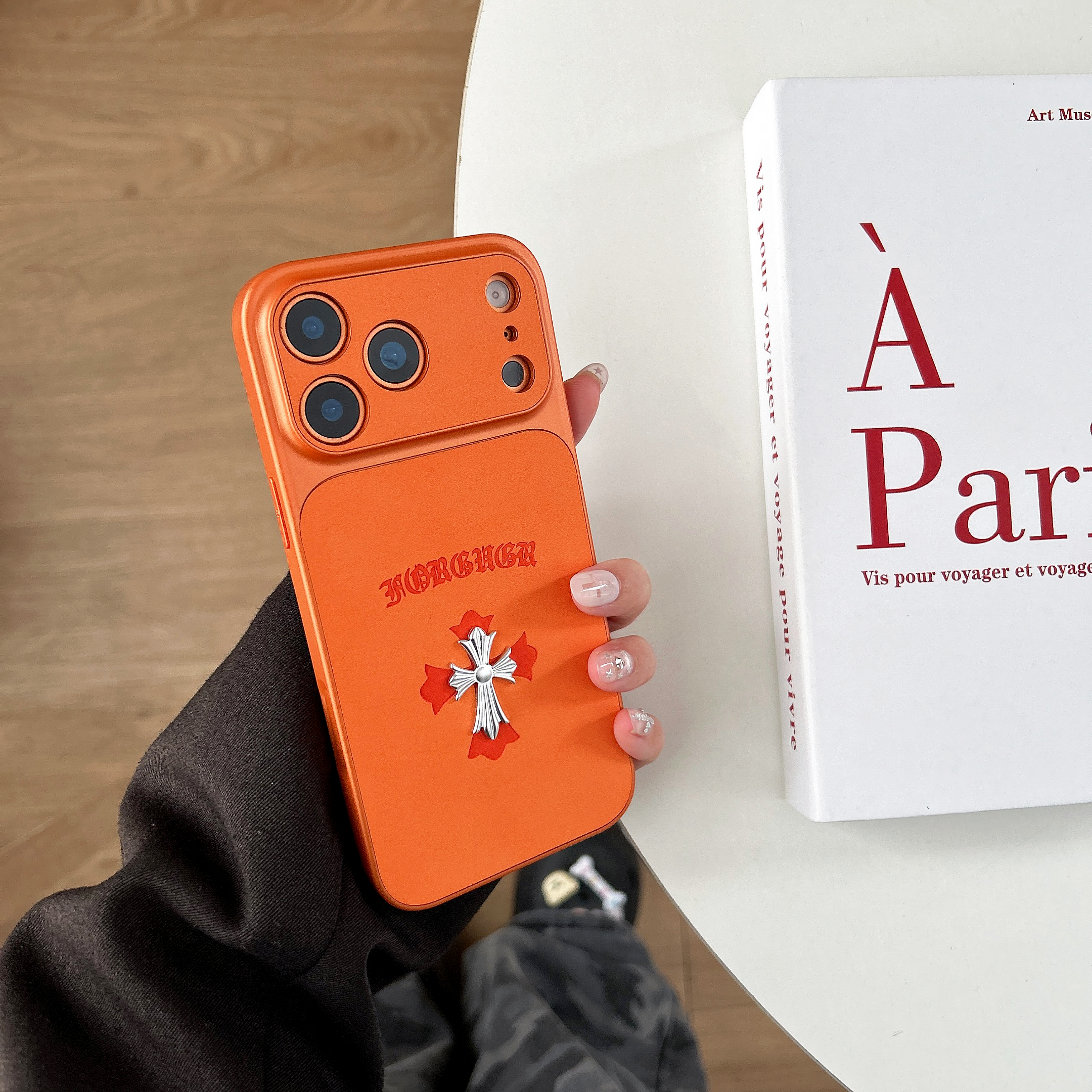 Stylish CHS iPhone Case Orange For iPhone 17/16/15/14-VECHS013