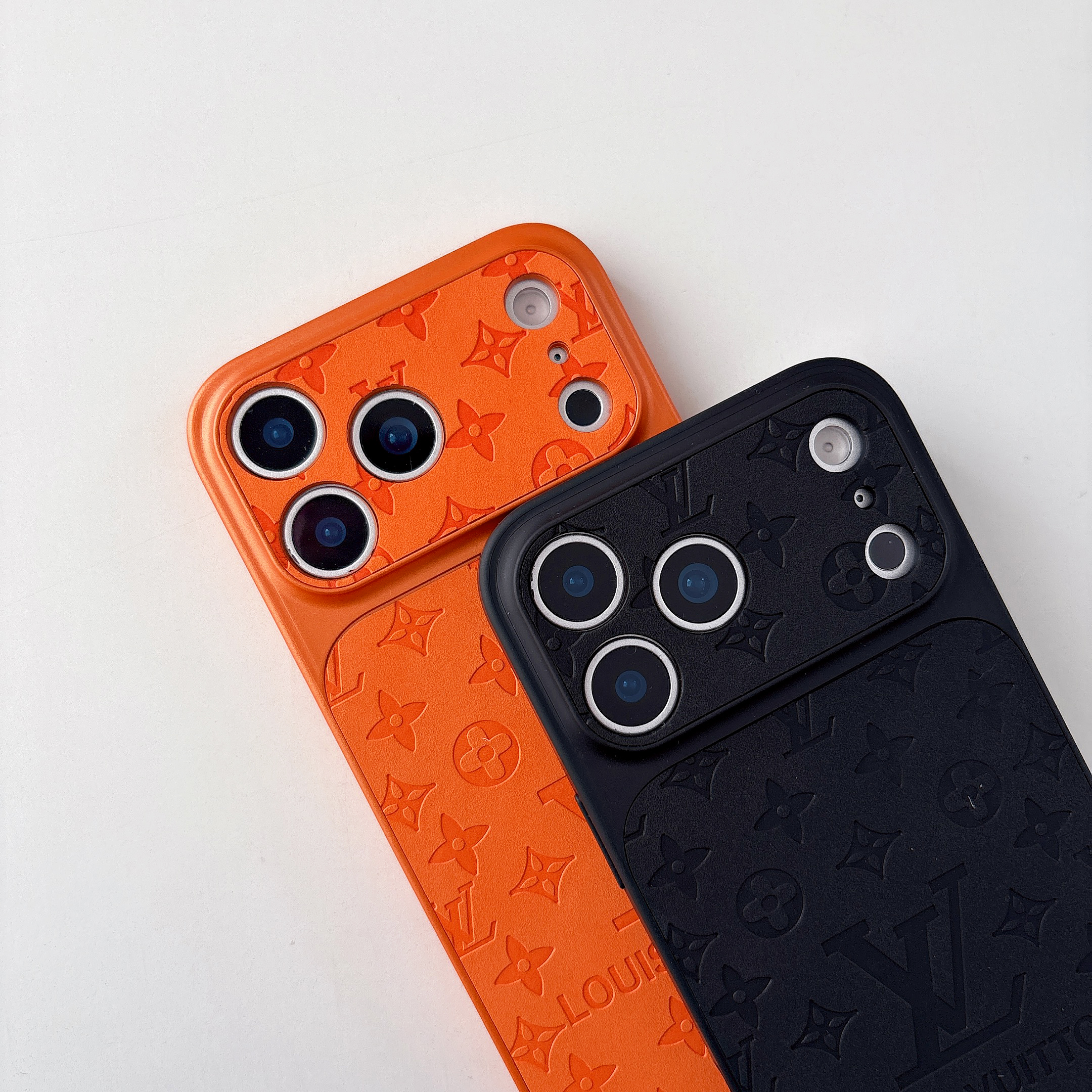 Elegant  Monogram iPhone Case Orange For iPhone 17/16/15/14-VELV001