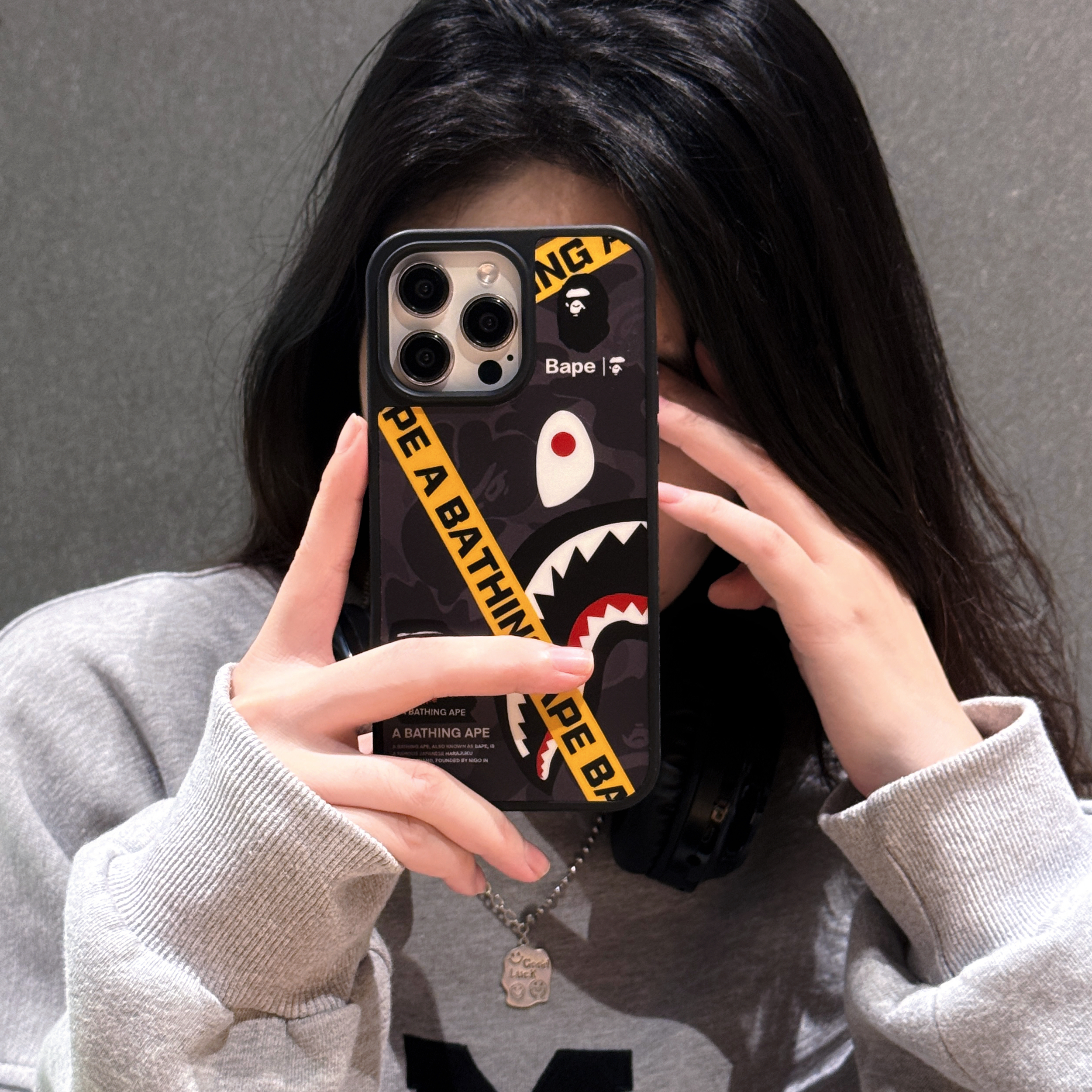 APE Phone Case For iPhone Black-APE250418