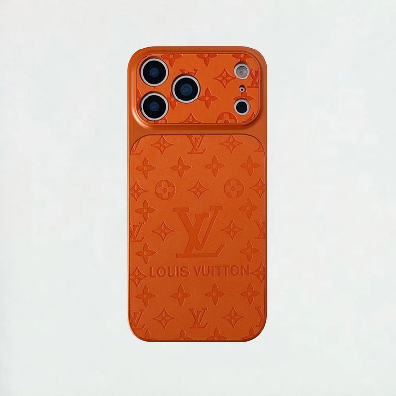 Elegant  Monogram iPhone Case Orange For iPhone 17/16/15/14-VELV001